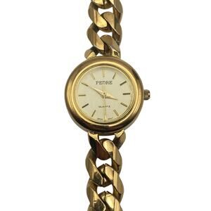 Women's Minimalist VTG PEDRE Petite Bracelet Watch 22mm - New Battery-Wrist 6"